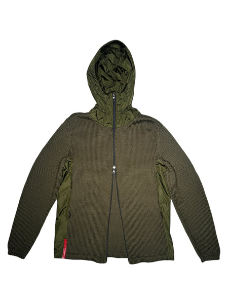 Vintage 2000s Y2K Prada Subversive Gorpcore Wool & Nylon