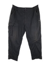 Vintage 2000s Y2K Men's Utilitarian Streetwear Black Cargo Jogger Pants | 34 Inch Waist