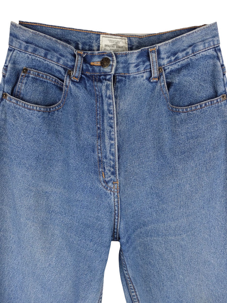 Vintage 90s Y2K Bohemian Festival Medium Wash High Waisted