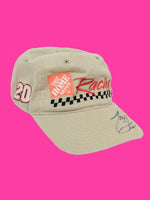 90s Signed Tony Stewart NASCAR Home Depot 1999 Race Baseball Cap