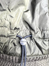 Vintage 2000s Y2K Prada Subversive Gorpcore Wool & Nylon Moss Green Double Zip Up Hooded Knit Sweater | Women’s Size M