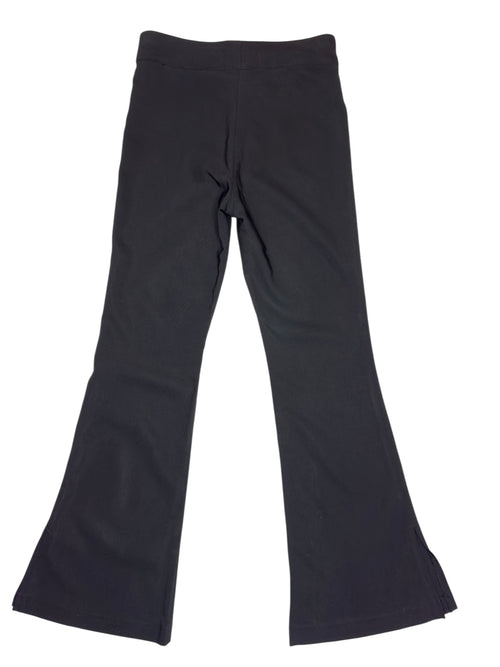 Vintage 2000s High Waisted Black Basic Fitted Bootcut Flare Trousers | 26 Inch Waist