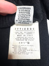 Vintage 2000s Y2K Dolce & Gabbana Subversive Minimalist Black Cropped Wool Bolero Cardigan with Wrap Around Tie | Size XS-S
