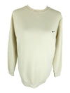 Vintage 2000s Y2K Nike Streetwear Sportswear Cream Crew Neck Pullover Sweatshirt | Size S-M