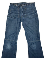 Vintage 2000s Y2K Marithé + François Girbaud Blue Denim Bootcut Jeans | 26 Inch Waist