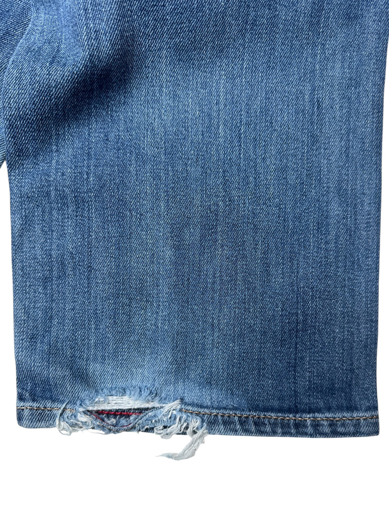 Vintage 2000s Y2K Diesel Men's Straight Leg Blue Denim Jeans | 34 Inch Waist