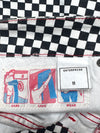 Tiger of Sweden Low Rise Black & White Checkered Micro Mini Denim Skirt | Size M
