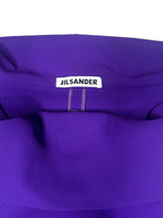 Vintage 2000s Y2K Jil Sander Minimalist Bright Purple Cowl Neck Sleeveless Blouse | Size M-L