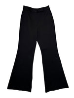 SANDRO Black High Rise Flared Dress Pant Trousers | Size XS