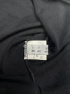 Vintage 2000s Y2K Blumarine Black Cropped Long Sleeve Bolero Style Lace Trim Blouse with Rhinestone Detail | Size M-L