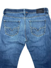 Vintage 2000s Y2K Diesel Men's Straight Leg Blue Denim Jeans | 34 Inch Waist