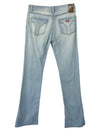 Vintage 2000s Y2K Miss Sixty Designer Low Rise Light Wash Faded Straight Leg Bootcut Denim Jeans | 29 Inch Waist