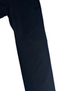 2010s Margiela MM1 Minimalist Basic Black Mid-High Rise Slim Fit Cigarette Trousers | 27 Inch Waist