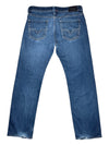 Vintage 2000s Y2K Diesel Men's Straight Leg Blue Denim Jeans | 34 Inch Waist