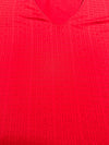 Vintage 2000s Y2K Hugo Boss Red Laser Cut Logo Short Sleeve T-Shirt | Size M