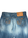 Vintage 2000s Y2K Dolce & Gabbana Mid-Rise 3/4 Length Medium Wash Faded Denim Capris | 31 Inch Waist