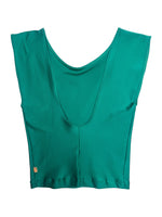 Vintage 2000s Y2K Fiorucci Teal Basic Sleeveless Scoop Neck Spandex Tank Top | Size M