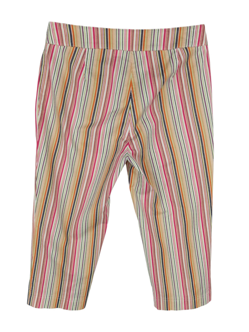 Vintage 2000s Y2K Preppy Funky Multicoloured Striped 3/4 Length Capri –  Thee Cultivator