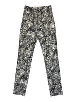 Vintage 2000s COP COPINE High Waisted Grey Cat Animal Print Tapered Leg Trousers | Size XS