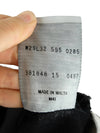 Vintage 90s Men's Levi's 595 Utilitarian Streetwear Black Dark Wash Straight Leg Denim Jeans | 29 Inch Waist
