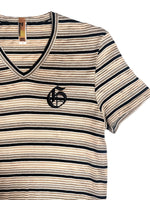 Vintage 2000s Y2K John Galliano Striped Short Sleeve T-Shirt | Size S-M