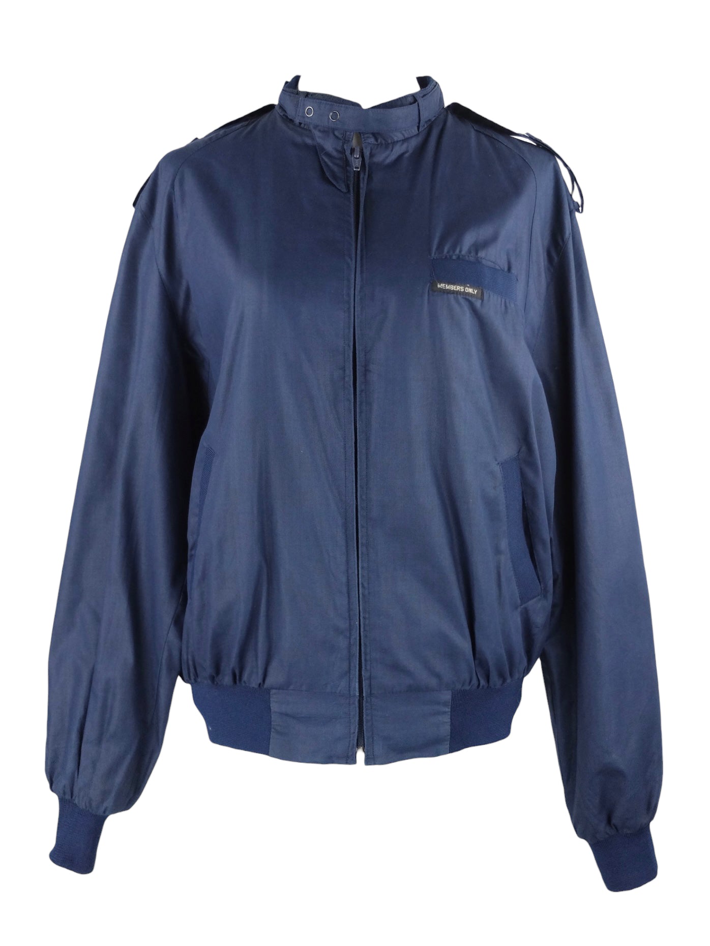 Vintage 90s 2000s Y2K Men's Members Only Utility Basic Navy Blue