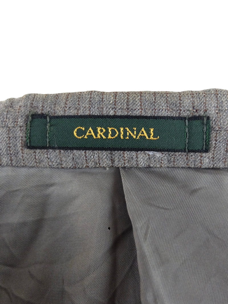 Vintage 90s Men's Formal Grey Check Print Collared Button Down Blazer Jacket | Size M