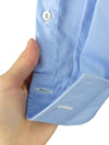 Vintage 2000s Y2K Eton Men's Light Blue Basic Collared Long Sleeve Button Up Dress Shirt