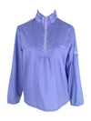 Vintage 90s Streetwear Sportswear Light Pastel Purple 1/2 Zip Pullover High Neck Lightweight Windbreaker Shell Jacket | Women’s Size S