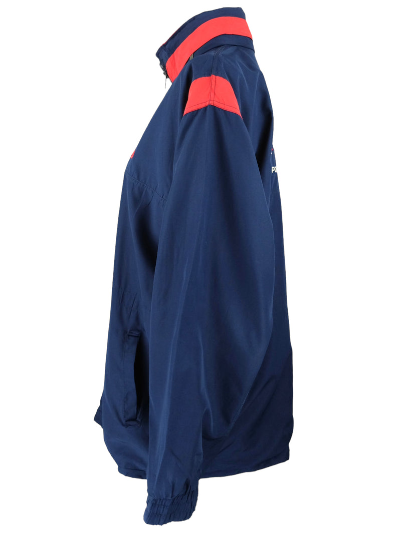 OneLaneHighway - des années 90 « L'écart » Colorblock Bomber Jacket OneLaneHighway - des années 90 « L'écart » Colorblock Bomber Jacket