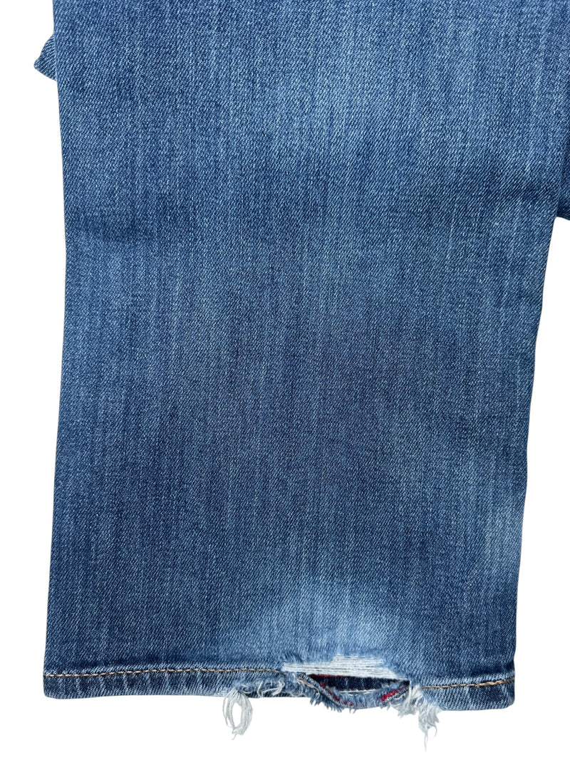 Vintage 2000s Y2K Diesel Men's Straight Leg Blue Denim Jeans | 34 Inch Waist