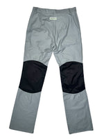 Vintage 2000s Y2K Miss Sixty Cyber Subversive Utilitarian Grey Trousers with Knee Patches & Reflective Strips | 28 Inch Waist