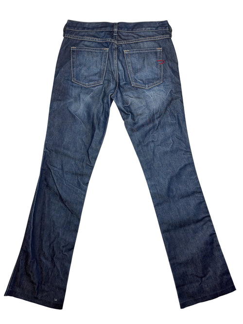 Vintage 2000s Diesel Low-Mid Rise Slim Fit Blue Denim Jeans | Size S
