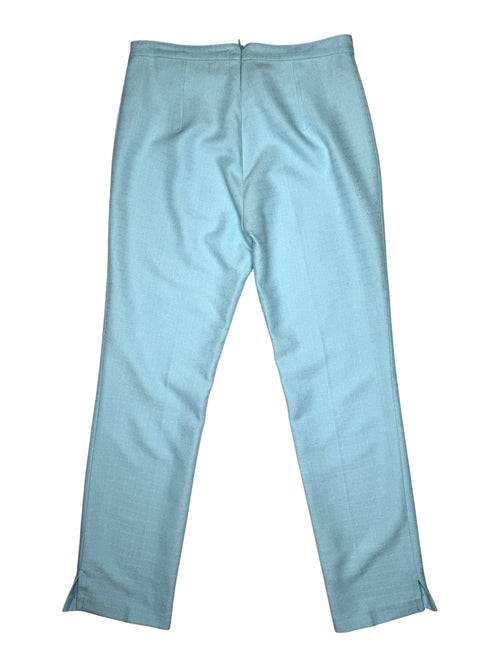 Vintage 90s MISS SIXTY Mid-Rise Baby Blue Tapered Straight Leg Trousers | Size S
