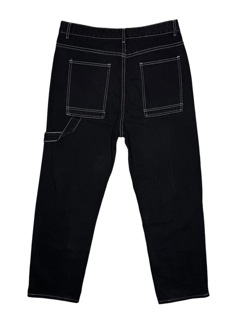 Vintage 2000s Men’s Magic Black Utility Style Baggy Jeans | Men’s Size L