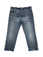 Vintage 2000s MISS SIXTY Low Rise Slim Fit Denim Capris | Size S-M