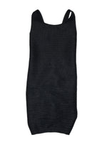 Vintage 2000s La Perla Black Stretch Fitted Pencil Tank Mini Dress | Size M