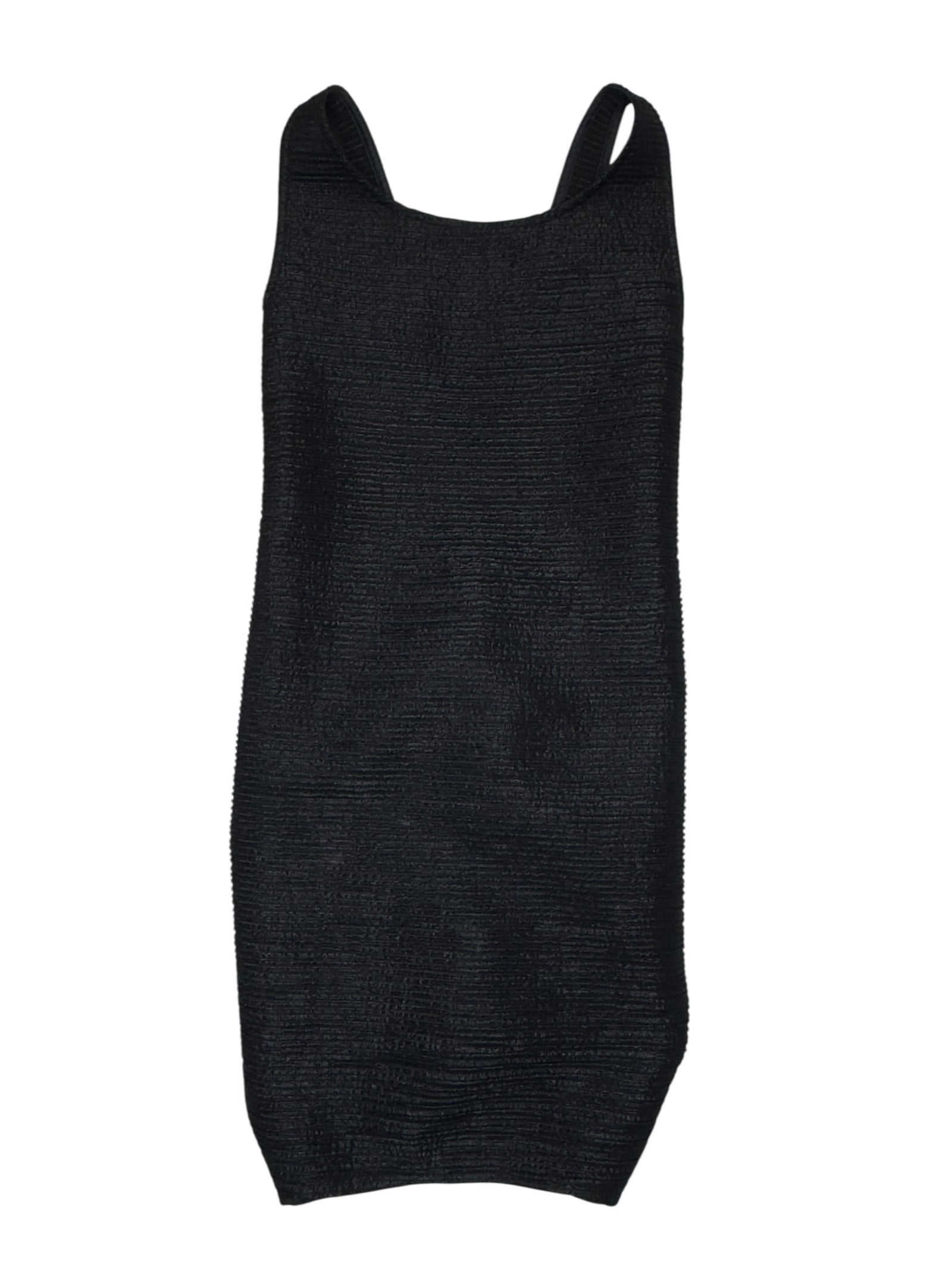 Vintage 2000s La Perla Black Stretch Fitted Pencil Tank Mini Dress | Size M