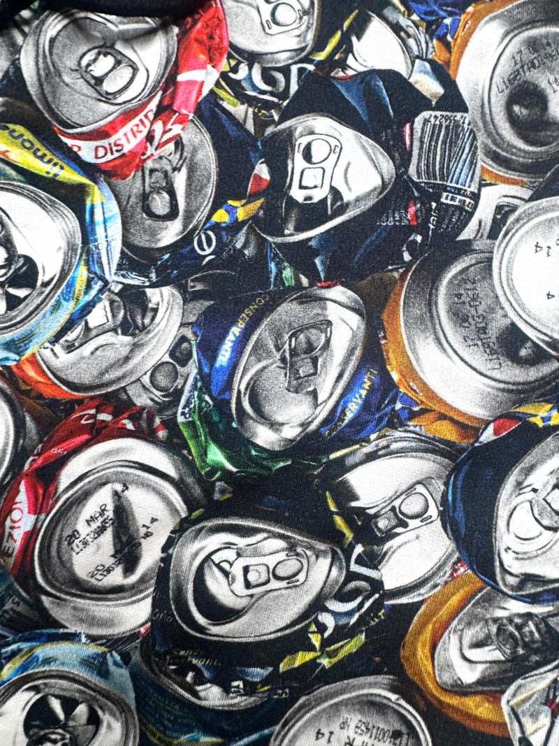 2014 Moschino Couture Pop Art Soda Bottle Can Above-the-Knee Skirt with Elasticated Waist | Size M