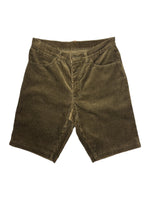 Vintage 90s FIORUCCI Mid-Rise Dark Brown Courdoroy Above-the-Knee Bermuda Shorts | Size S
