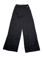 Vintage 2000s MISS SIXTY High Waisted Black Wide Leg Palazzo Trousers | Size XS