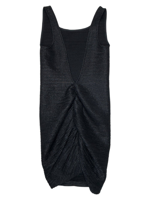 Vintage 2000s La Perla Black Stretch Fitted Pencil Tank Mini Dress | Size M