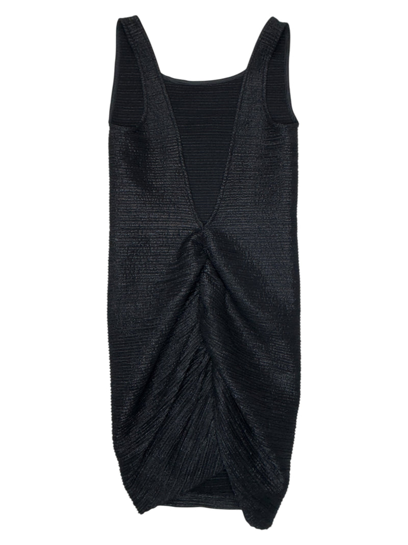 Vintage 2000s La Perla Black Stretch Fitted Pencil Tank Mini Dress