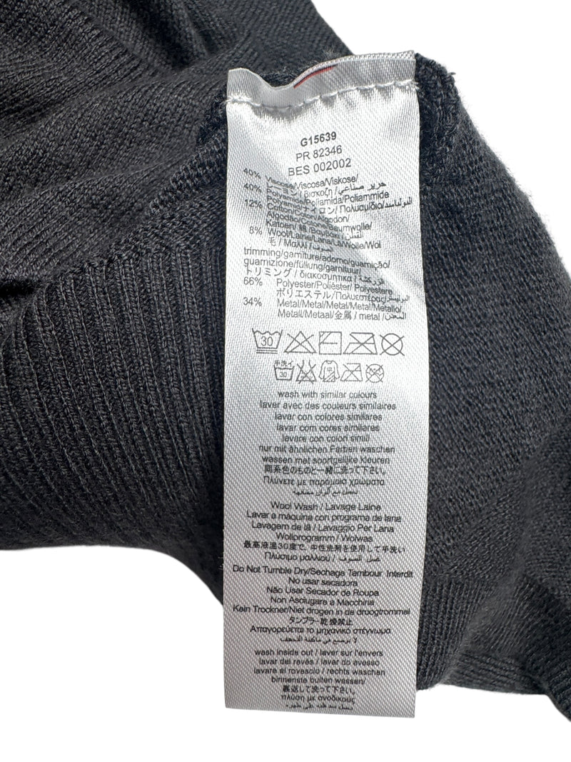 Vintage 2000s Y2K Marithé + François Girbaud Subversive Asymmetrical Grey Knit Sleeveless Tank with Ruching | Size XS-S