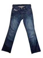 Vintage 2000s Diesel Low-Mid Rise Slim Fit Blue Denim Jeans | Size S