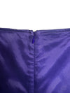 Vintage 2000s Y2K Rocco Barocco Bright Purple Formal Knee Length Sleeveless Dress with Buckle Detail | Size M