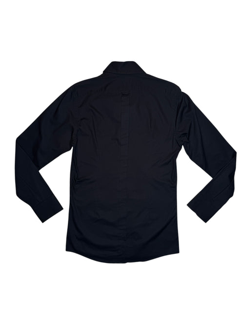 Vintage 2000s DOLCE & GABBANA Men’s Black Button Up Dress Shirt | Size M