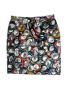 2014 Moschino Couture Pop Art Soda Bottle Can Above-the-Knee Skirt with Elasticated Waist | Size M