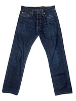 Vintage 2000s 3Sixteen Men’s Selvedge Button Fly Straight Leg Blue Denim Jeans | 29 Inch Waist