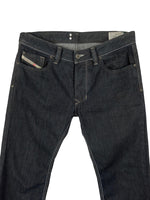 Vintage 2000s Y2K Diesel Dark Wash Blue Denim Straight Leg Jeans
